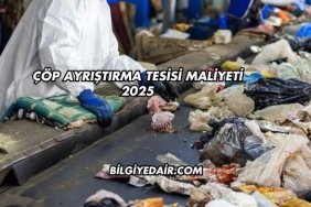 Çöp Ayrıştırma Tesisi Maliyeti 2025