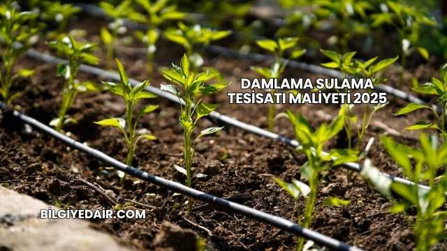 Damlama Sulama Tesisatı Maliyeti 2025