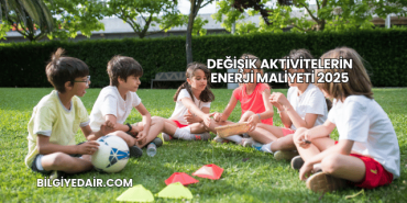 Değişik Aktivitelerin Enerji Maliyeti 2025