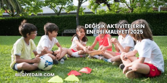 Değişik Aktivitelerin Enerji Maliyeti 2025