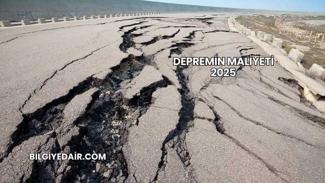 Depremin Maliyeti 2025