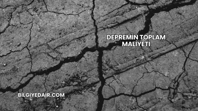 Depremin Toplam Maliyeti