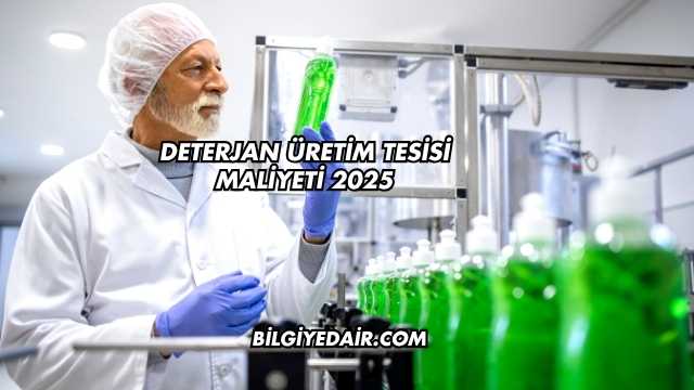 Deterjan Üretim Tesisi Maliyeti 2025