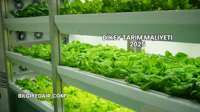 Dikey Tarım Maliyeti 2025
