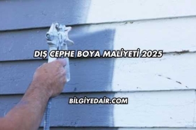 Dış Cephe Boya Maliyeti 2025