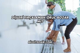 Dişleri Fırçalamak Oruç Bozar mı?