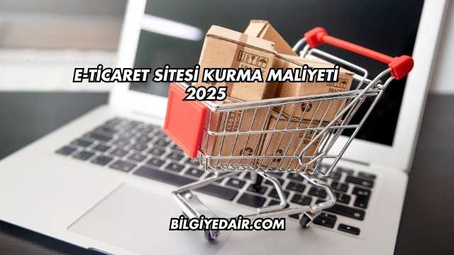 E-Ticaret Sitesi Kurma Maliyeti 2025