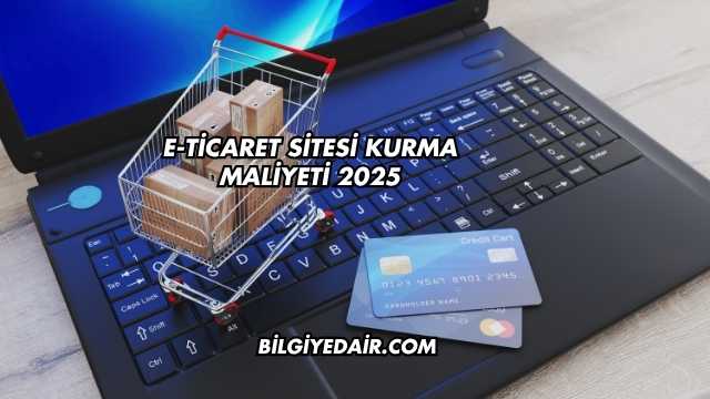 E-Ticaret Sitesi Kurma Maliyeti 2025