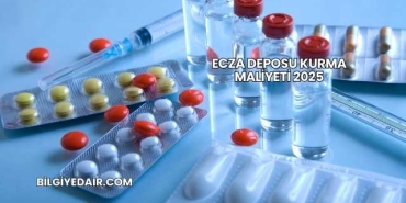 Ecza Deposu Kurma Maliyeti 2025