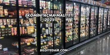 Ekomini Açma Maliyeti 2025