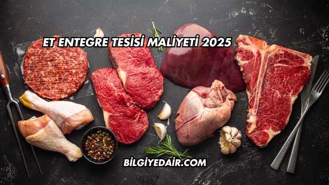 Et Entegre Tesisi Maliyeti 2025