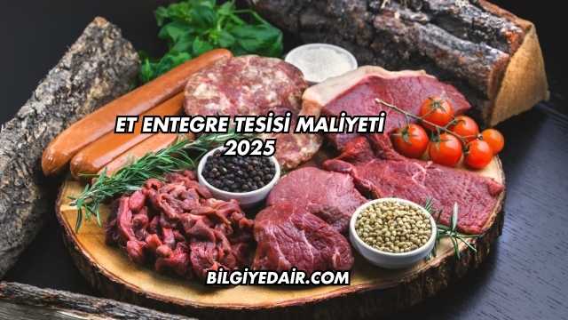 Et Entegre Tesisi Maliyeti 2025