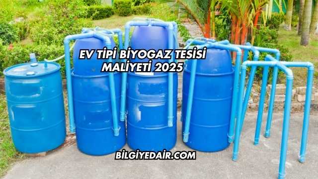 Ev Tipi Biyogaz Tesisi Maliyeti 2025