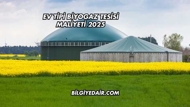 Ev Tipi Biyogaz Tesisi Maliyeti 2025