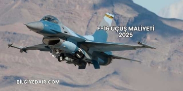 F-16 Uçuş Maliyeti 2025