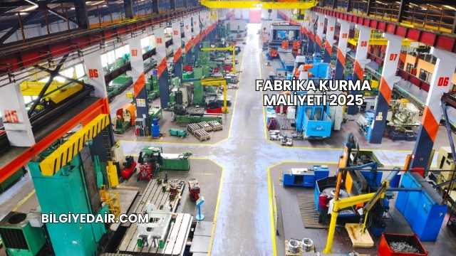 Fabrika Kurma Maliyeti 2025