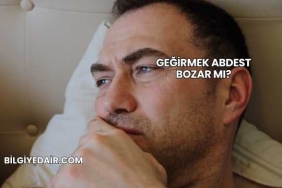 Geğirmek Abdest Bozar mı?