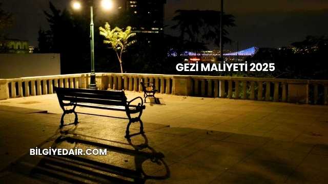 Gezi Maliyeti 2025
