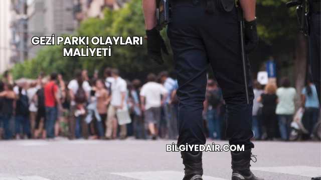 Gezi Parkı Olayları Maliyeti