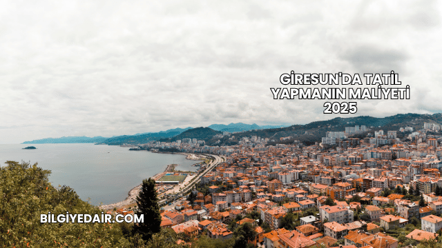 Giresun'da Tatil Yapmanın Maliyeti 2025