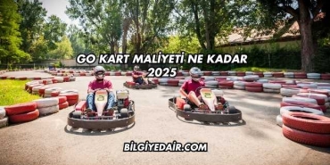Go Kart Maliyeti Ne Kadar 2025