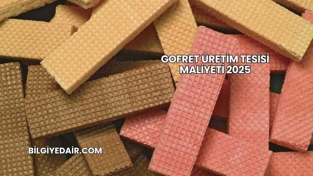 Gofret Üretim Tesisi Maliyeti 2025
