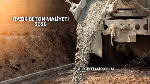 Hazır Beton Maliyeti 2025