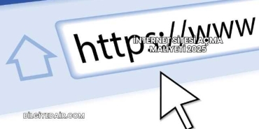 İnternet Sitesi Açma Maliyeti 2025