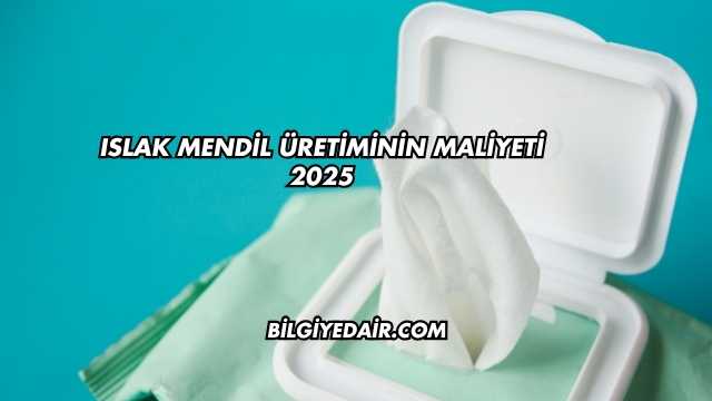 Islak Mendil Üretiminin Maliyeti 2025