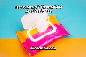 Islak Mendil Üretiminin Maliyeti 2025