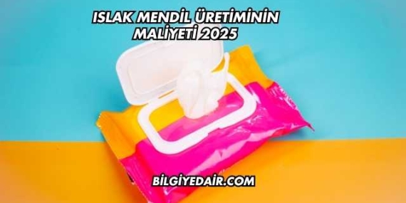 Islak Mendil Üretiminin Maliyeti 2025