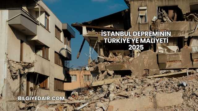 İstanbul Depreminin Türkiye'ye Maliyeti 2025