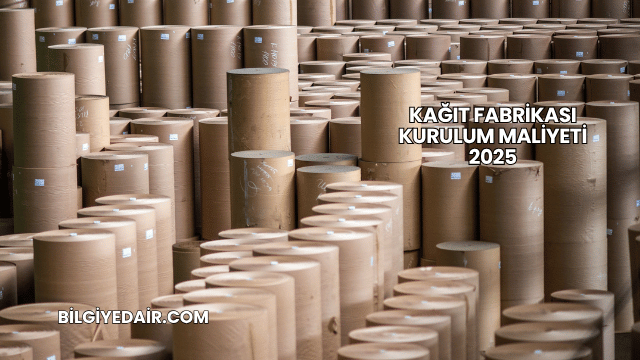 Kağıt Fabrikası Kurulum Maliyeti 2025