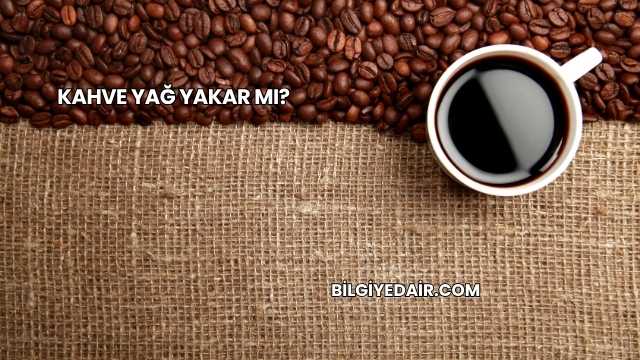 Kahve Yağ Yakar mı?