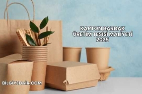 Karton Bardak Üretim Tesisi Maliyeti 2025