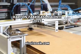 Karton Fabrikası Maliyeti 2025