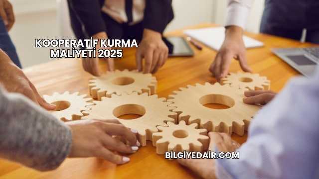 Kooperatif Kurma Maliyeti 2025