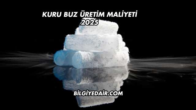Kuru Buz Üretim Maliyeti 2025