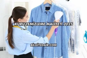 Kuru Temizleme Maliyeti 2025
