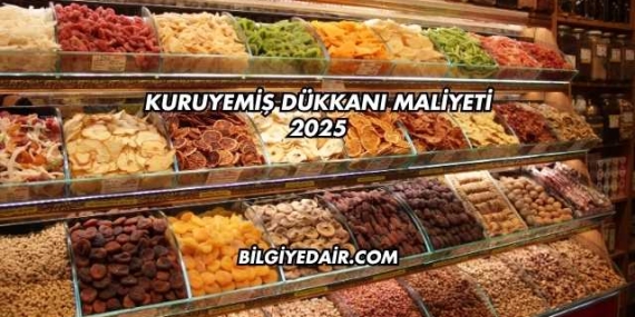 Kuruyemiş Dükkanı Maliyeti 2025