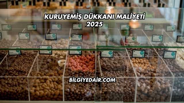 Kuruyemiş Dükkanı Maliyeti 2025