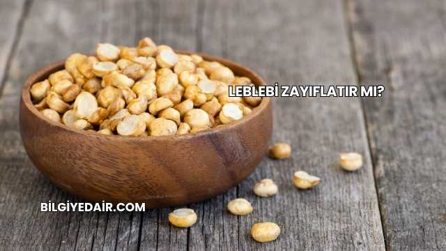 Leblebi Zayıflatır mı?