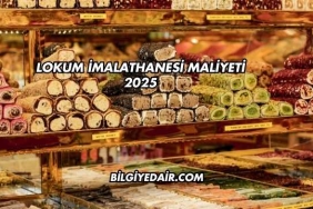 Lokum İmalathanesi Maliyeti 2025