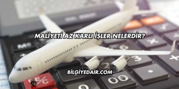 Maliyeti Az Karlı İşler Nelerdir?