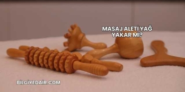 Masaj Aleti Yağ Yakar mı?