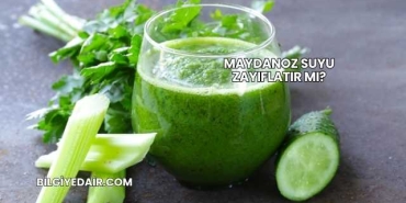 Maydanoz Suyu Zayıflatır mı?