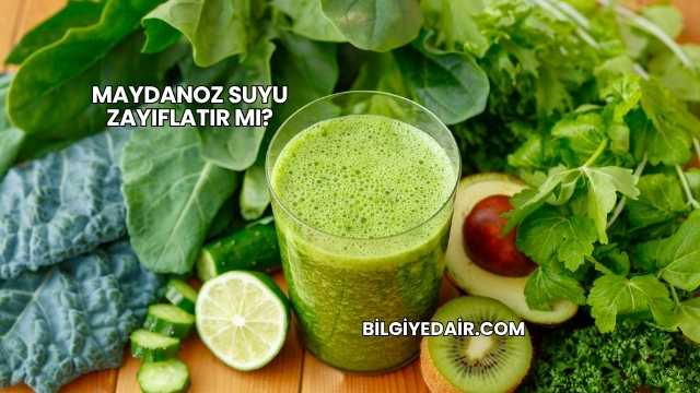 Maydanoz Suyu Zayıflatır mı?