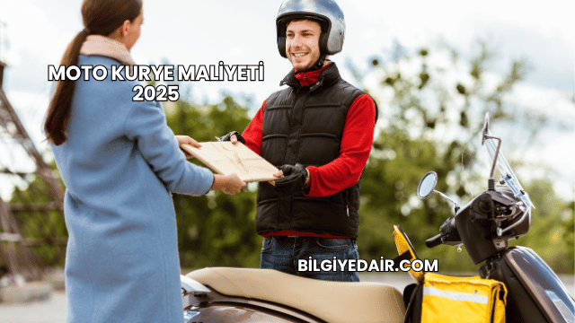 Moto Kurye Maliyeti 2025