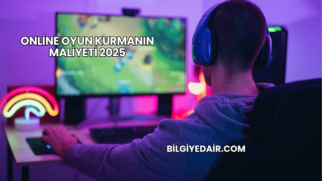 Online Oyun Kurmanın Maliyeti 2025