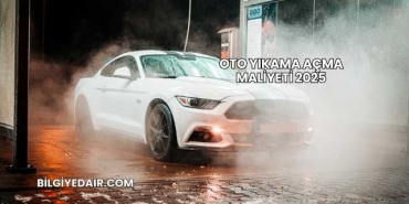 Oto Yıkama Açma Maliyeti 2025